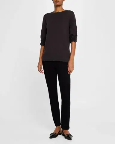 Majestic Filatures Machine Washable Cashmere Crewneck Pullover | Thumbnail 2 Majestic Filatures Machine Washable Cashmere Crewneck Pullover | Thumbnail 2