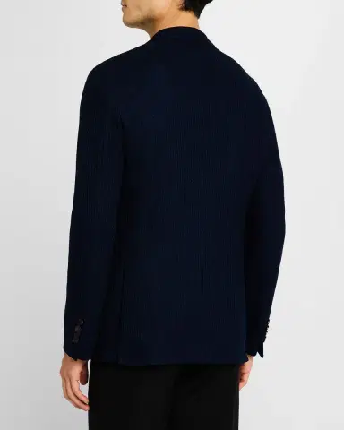 Etro Men 's Basic Textured Blazer | Thumbnail 3 Etro Men 's Basic Textured Blazer | Thumbnail 3