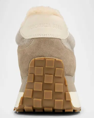Veronica Beard Valentina Suede Shearling Retro Sneakers | Thumbnail 5 Veronica Beard Valentina Suede Shearling Retro Sneakers | Thumbnail 5