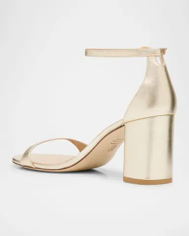 Stuart Weitzman Nudist II Leather Ankle-Strap Sandals | Thumbnail 4 Stuart Weitzman Nudist II Leather Ankle-Strap Sandals | Thumbnail 4