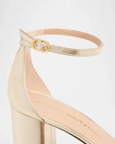 Stuart Weitzman Nudist II Leather Ankle-Strap Sandals | Thumbnail 5 Stuart Weitzman Nudist II Leather Ankle-Strap Sandals | Thumbnail 5