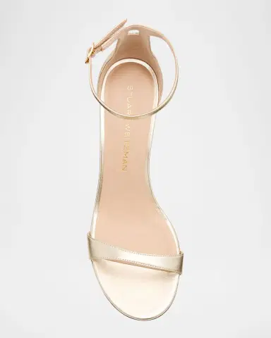 Stuart Weitzman Nudist II Leather Ankle-Strap Sandals | Thumbnail 6 Stuart Weitzman Nudist II Leather Ankle-Strap Sandals | Thumbnail 6