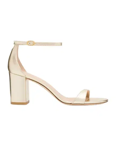 Stuart Weitzman Nudist II Leather Ankle-Strap Sandals | Thumbnail 1 Stuart Weitzman Nudist II Leather Ankle-Strap Sandals | Thumbnail 1
