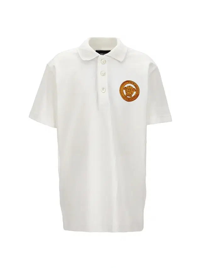 Little Boy's & Boy's Medusa Piqué Polo Shirt - White Little Boy's & Boy's Medusa Piqué Polo Shirt - White