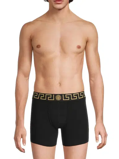 Versace Men's 2-Pack Trunk Boxer Briefs | Thumbnail 3 Versace Men's 2-Pack Trunk Boxer Briefs | Thumbnail 3