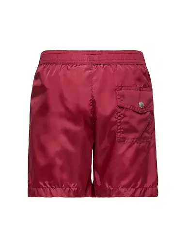 Moncler Little Boy's & Boy's Swim Trunks - Dark Red | Thumbnail 2 Moncler Little Boy's & Boy's Swim Trunks - Dark Red | Thumbnail 2