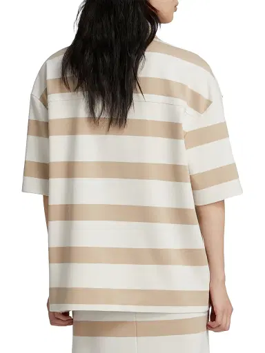 MM Max Mara Women's Viscose Knit Polo Shirt | Thumbnail 4 MM Max Mara Women's Viscose Knit Polo Shirt | Thumbnail 4