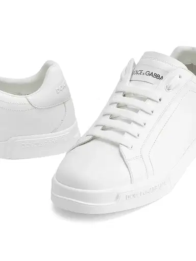 Dolce & Gabbana Men's Portofino Light Low-Top Sneakers - Bianco - Size 14 | Thumbnail 4 Dolce & Gabbana Men's Portofino Light Low-Top Sneakers - Bianco - Size 14 | Thumbnail 4