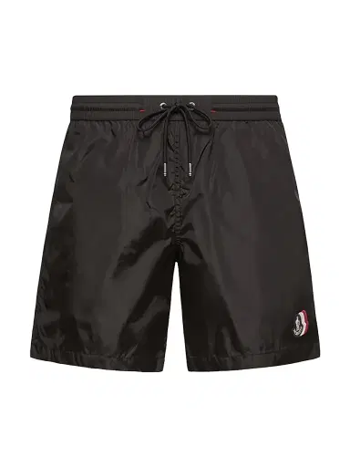 Moncler Men's Swim Trunks - Black - Size XL | Thumbnail 1 Moncler Men's Swim Trunks - Black - Size XL | Thumbnail 1