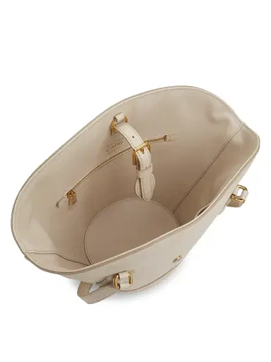 Dolce & Gabbana Women's Capri Leather Tote Bag - Avorio | Thumbnail 4 Dolce & Gabbana Women's Capri Leather Tote Bag - Avorio | Thumbnail 4