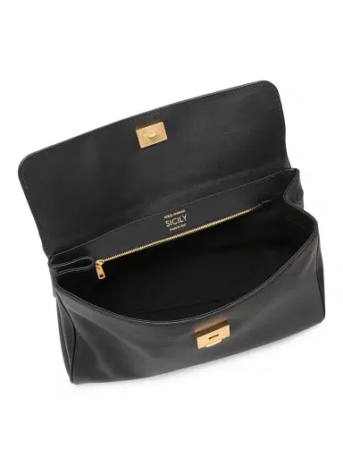 Dolce & Gabbana Women's My Sicily Top Handle Bag - Nero | Thumbnail 5 Dolce & Gabbana Women's My Sicily Top Handle Bag - Nero | Thumbnail 5