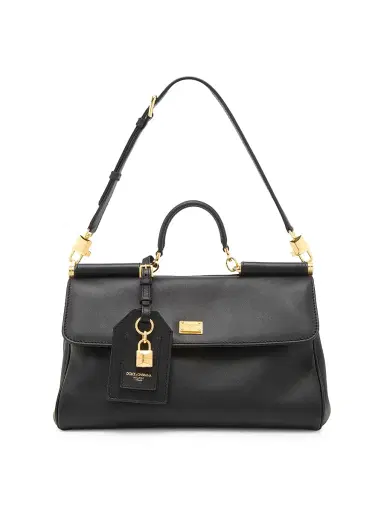 Dolce & Gabbana Women's My Sicily Top Handle Bag - Nero | Thumbnail 7 Dolce & Gabbana Women's My Sicily Top Handle Bag - Nero | Thumbnail 7