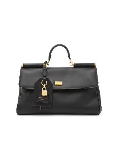 Dolce & Gabbana Women's My Sicily Top Handle Bag - Nero | Thumbnail 1 Dolce & Gabbana Women's My Sicily Top Handle Bag - Nero | Thumbnail 1