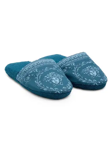 Versace Men's I Heart Baroque Cotton Terry Slippers | Thumbnail 2 Versace Men's I Heart Baroque Cotton Terry Slippers | Thumbnail 2