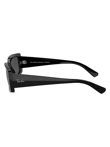 Ray-Ban Women's RB4395 54MM Rectangular Sunglasses - Black Dark Grey | Thumbnail 3 Ray-Ban Women's RB4395 54MM Rectangular Sunglasses - Black Dark Grey | Thumbnail 3