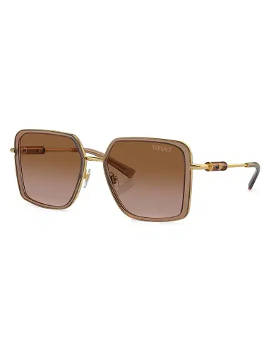 Versace Women's 56MM Square Sunglasses - Brown Gradient | Thumbnail 2 Versace Women's 56MM Square Sunglasses - Brown Gradient | Thumbnail 2