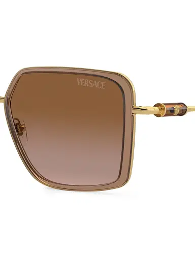 Versace Women's 56MM Square Sunglasses - Brown Gradient | Thumbnail 3 Versace Women's 56MM Square Sunglasses - Brown Gradient | Thumbnail 3