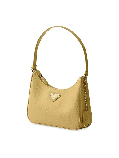 Prada Women's Re-Edition 2005 Saffiano Leather Shoulder Bag - Yellow | Thumbnail 2 Prada Women's Re-Edition 2005 Saffiano Leather Shoulder Bag - Yellow | Thumbnail 2