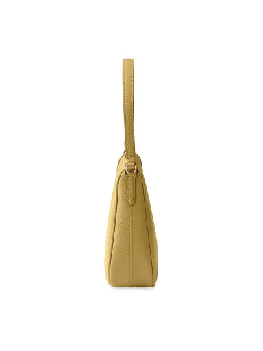 Prada Women's Re-Edition 2005 Saffiano Leather Shoulder Bag - Yellow | Thumbnail 4 Prada Women's Re-Edition 2005 Saffiano Leather Shoulder Bag - Yellow | Thumbnail 4