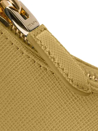 Prada Women's Re-Edition 2005 Saffiano Leather Shoulder Bag - Yellow | Thumbnail 5 Prada Women's Re-Edition 2005 Saffiano Leather Shoulder Bag - Yellow | Thumbnail 5
