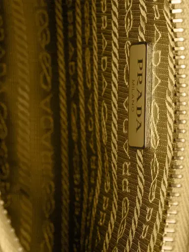 Prada Women's Re-Edition 2005 Saffiano Leather Shoulder Bag - Yellow | Thumbnail 6 Prada Women's Re-Edition 2005 Saffiano Leather Shoulder Bag - Yellow | Thumbnail 6