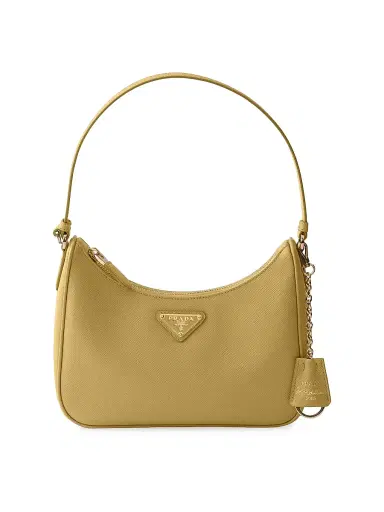 Prada Women's Re-Edition 2005 Saffiano Leather Shoulder Bag - Yellow | Thumbnail 1 Prada Women's Re-Edition 2005 Saffiano Leather Shoulder Bag - Yellow | Thumbnail 1