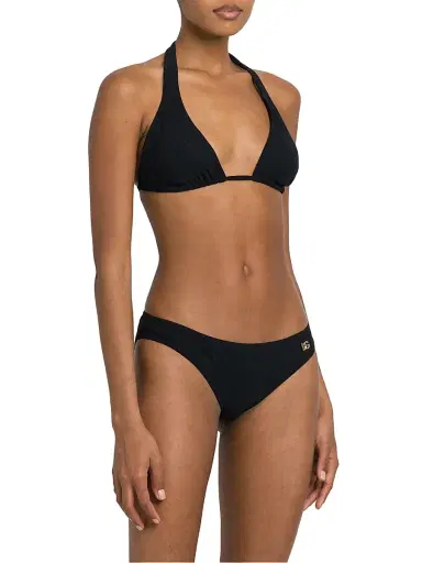 Dolce & Gabbana Women's Halter Bikini Top - Nero | Thumbnail 4 Dolce & Gabbana Women's Halter Bikini Top - Nero | Thumbnail 4