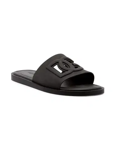 Dolce & Gabbana Men's Gomma Logo Slides - Nero - Size 13 Sandals | Thumbnail 2 Dolce & Gabbana Men's Gomma Logo Slides - Nero - Size 13 Sandals | Thumbnail 2
