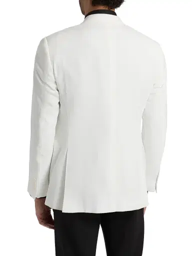Emporio Armani Men's Tailored Sports Jacket - White - Size 48 | Thumbnail 5 Emporio Armani Men's Tailored Sports Jacket - White - Size 48 | Thumbnail 5