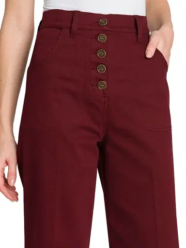Etro Women's Wide-Leg Jeans - Melanzana Scurissimo | Thumbnail 6 Etro Women's Wide-Leg Jeans - Melanzana Scurissimo | Thumbnail 6