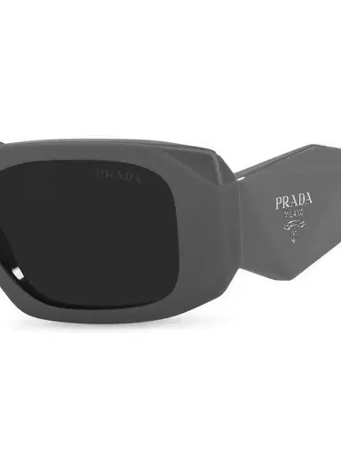 Prada Women's 49MM Rectangle Sunglasses - Dark Grey | Thumbnail 3 Prada Women's 49MM Rectangle Sunglasses - Dark Grey | Thumbnail 3