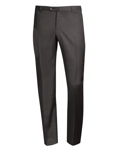 Isaia Men's Gregory Basic Wool Trousers | Thumbnail 3 Isaia Men's Gregory Basic Wool Trousers | Thumbnail 3
