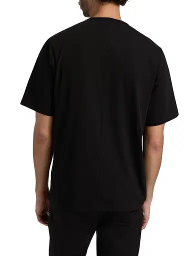 Rick Owens Men's Brad Cotton T-Shirt - Black | Thumbnail 5 Rick Owens Men's Brad Cotton T-Shirt - Black | Thumbnail 5
