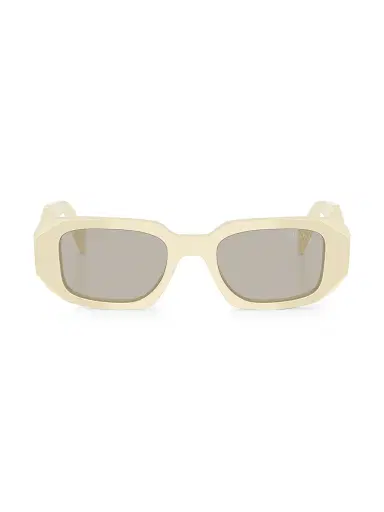 Prada Women's 49MM Rectangle Sunglasses - Light Brown | Thumbnail 2 Prada Women's 49MM Rectangle Sunglasses - Light Brown | Thumbnail 2
