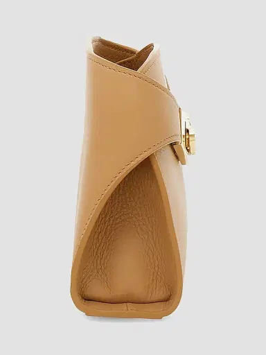 FERRAGAMO Women's Mini Hug Crossbody Bag - Light Camel | Thumbnail 3 FERRAGAMO Women's Mini Hug Crossbody Bag - Light Camel | Thumbnail 3