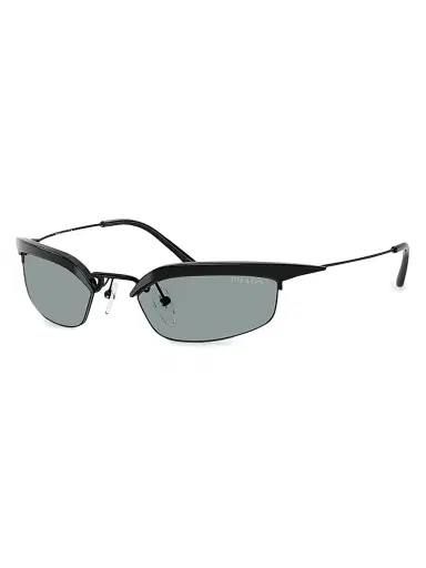 Prada Women's 52MM Rectangular Sunglasses - Black | Thumbnail 1 Prada Women's 52MM Rectangular Sunglasses - Black | Thumbnail 1