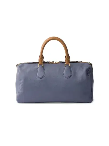 Prada Women's Leather Top-Handle Bag - Blue | Thumbnail 3 Prada Women's Leather Top-Handle Bag - Blue | Thumbnail 3