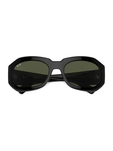 Ray-Ban Women's Beate Pillow 56MM Wrap Sunglasses - Black Dark Green | Thumbnail 5 Ray-Ban Women's Beate Pillow 56MM Wrap Sunglasses - Black Dark Green | Thumbnail 5