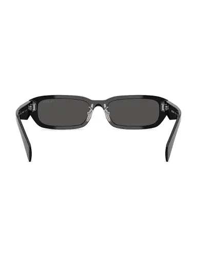 Prada Women's 53MM Rectangular Sunglasses - Dark Grey | Thumbnail 4 Prada Women's 53MM Rectangular Sunglasses - Dark Grey | Thumbnail 4