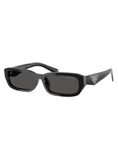 Prada Women's 53MM Rectangular Sunglasses - Dark Grey | Thumbnail 1 Prada Women's 53MM Rectangular Sunglasses - Dark Grey | Thumbnail 1