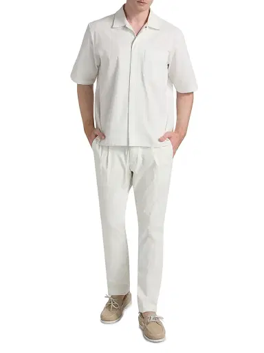 HERNO Men's Elasticized Waist Straight-Leg Pants | Thumbnail 2 HERNO Men's Elasticized Waist Straight-Leg Pants | Thumbnail 2