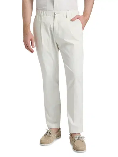 HERNO Men's Elasticized Waist Straight-Leg Pants | Thumbnail 3 HERNO Men's Elasticized Waist Straight-Leg Pants | Thumbnail 3