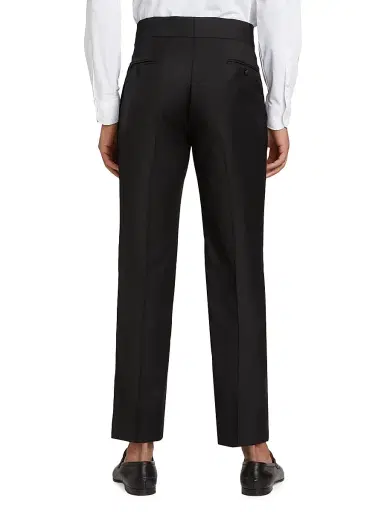 Emporio Armani Men's Wool Tuxedo Pants - Black - Size 44 | Thumbnail 5 Emporio Armani Men's Wool Tuxedo Pants - Black - Size 44 | Thumbnail 5