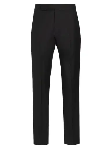 Emporio Armani Men's Wool Tuxedo Pants - Black - Size 44 | Thumbnail 1 Emporio Armani Men's Wool Tuxedo Pants - Black - Size 44 | Thumbnail 1