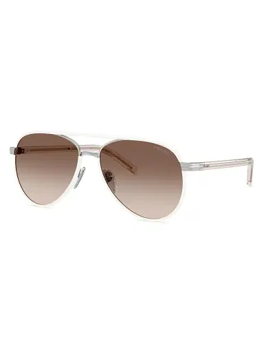 Prada Women's 59MM Aviator Sunglasses - Pale Gold Brown Gradient | Thumbnail 1 Prada Women's 59MM Aviator Sunglasses - Pale Gold Brown Gradient | Thumbnail 1
