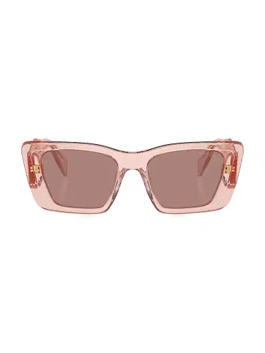 Prada Women's 51MM Butterfly Sunglasses - Translucent Peach | Thumbnail 2 Prada Women's 51MM Butterfly Sunglasses - Translucent Peach | Thumbnail 2