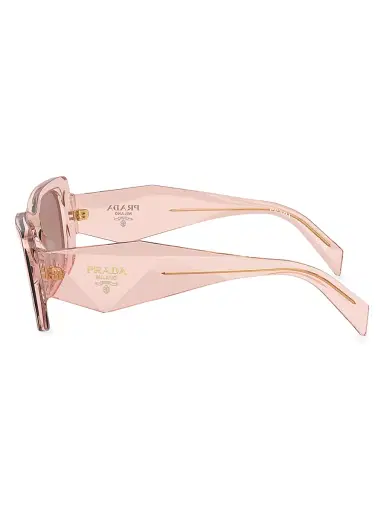 Prada Women's 51MM Butterfly Sunglasses - Translucent Peach | Thumbnail 3 Prada Women's 51MM Butterfly Sunglasses - Translucent Peach | Thumbnail 3