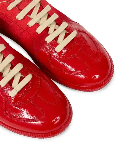 Maison Margiela Men's Replica Leather Low-Top Sneakers - Siren | Thumbnail 4 Maison Margiela Men's Replica Leather Low-Top Sneakers - Siren | Thumbnail 4