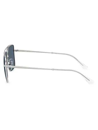 Ray-Ban Women's 0RB3758 Ari 56MM Square Sunglasses - Silver Blue | Thumbnail 3 Ray-Ban Women's 0RB3758 Ari 56MM Square Sunglasses - Silver Blue | Thumbnail 3