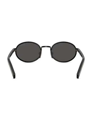 Prada Women's 52MM Oval Sunglasses - Black | Thumbnail 4 Prada Women's 52MM Oval Sunglasses - Black | Thumbnail 4